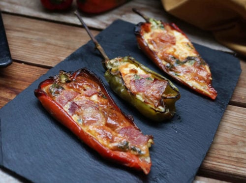 image of keto-friendly stuffed peppers