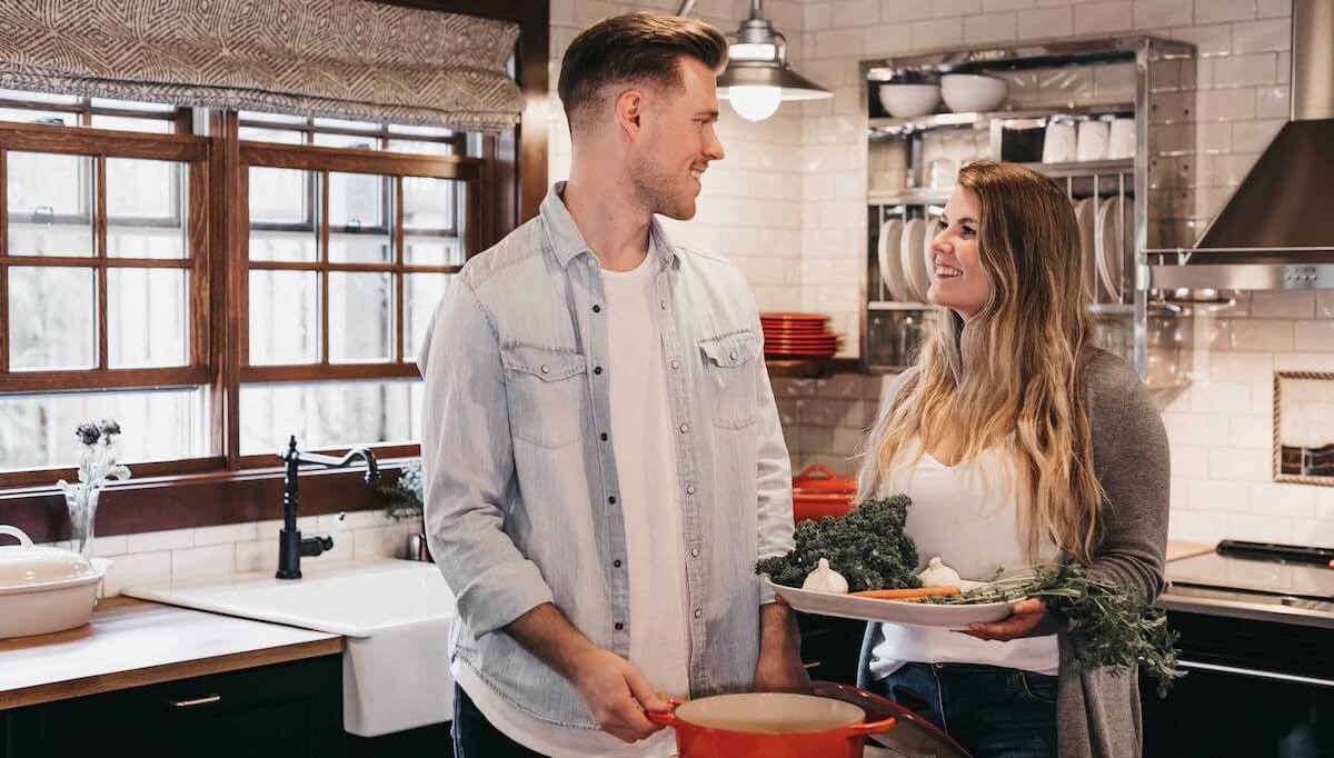 cook dinner together
