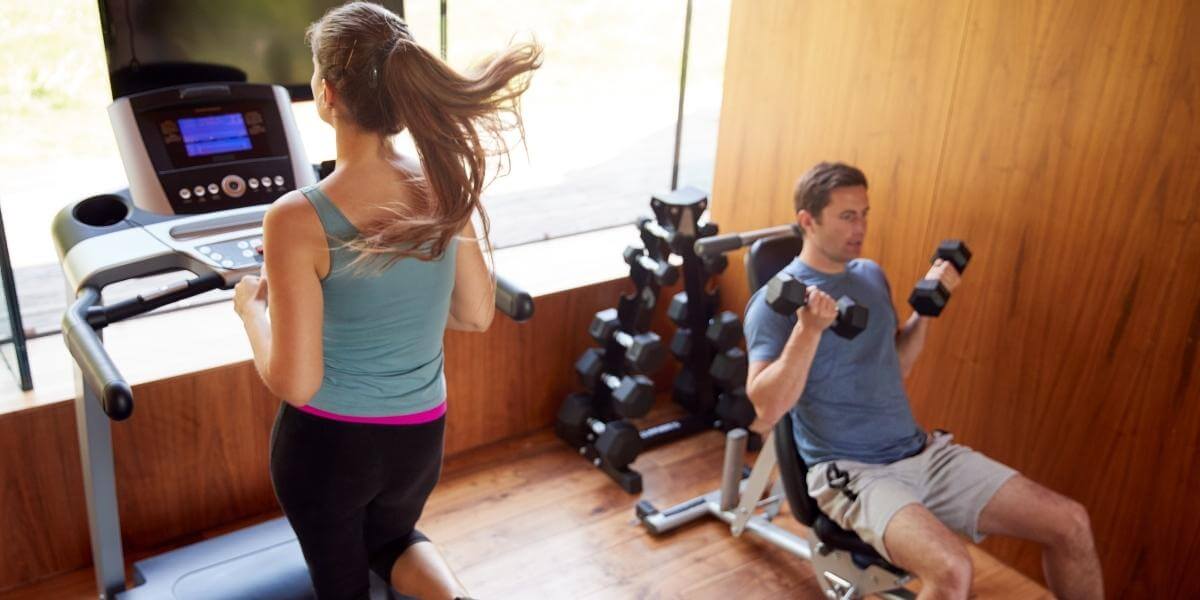 A home gym can require significant investment
